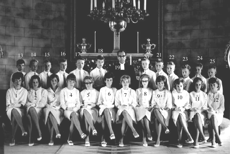 Konfirmander 1963.